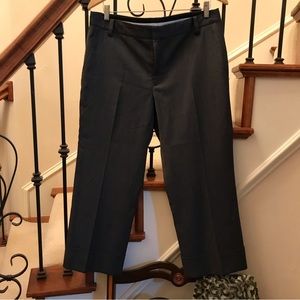 Banana Republic Martin Fit Gray Cuff Cropped Pants 12